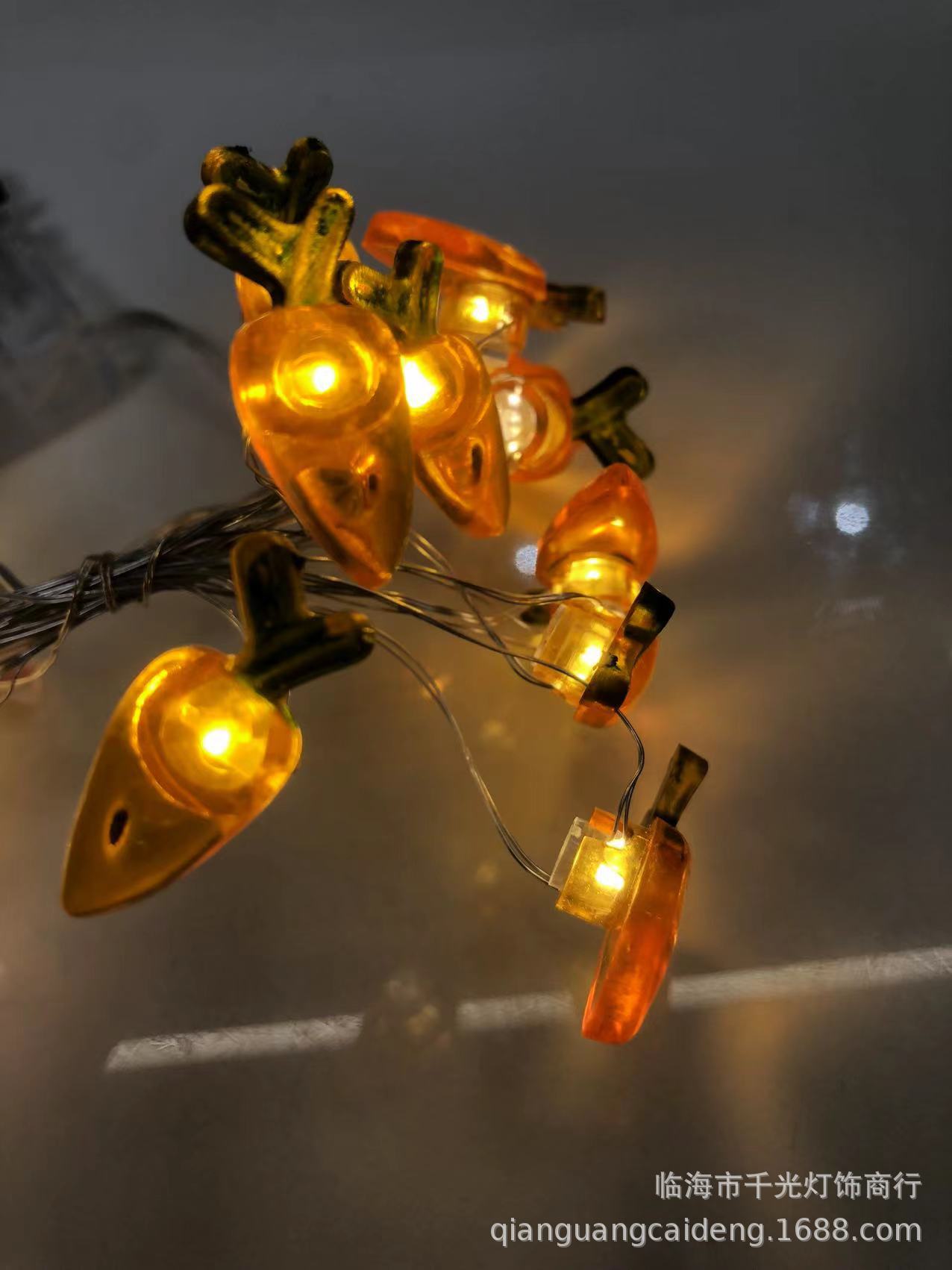 LED lámpara de modelado de alambre de cobre de Pascua Zanahoria Conejo pollo Lámpara Luminosa cadena Lámpara decorativa lámpara de alambre de cobre cadena lámpara de color