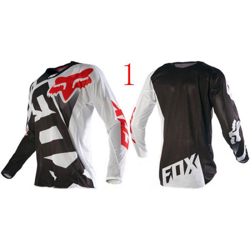FOX downhill jersey T-shirt mountain bike riding jersey motorcycle racing jersey summer long-sleeve top men's quick-dry