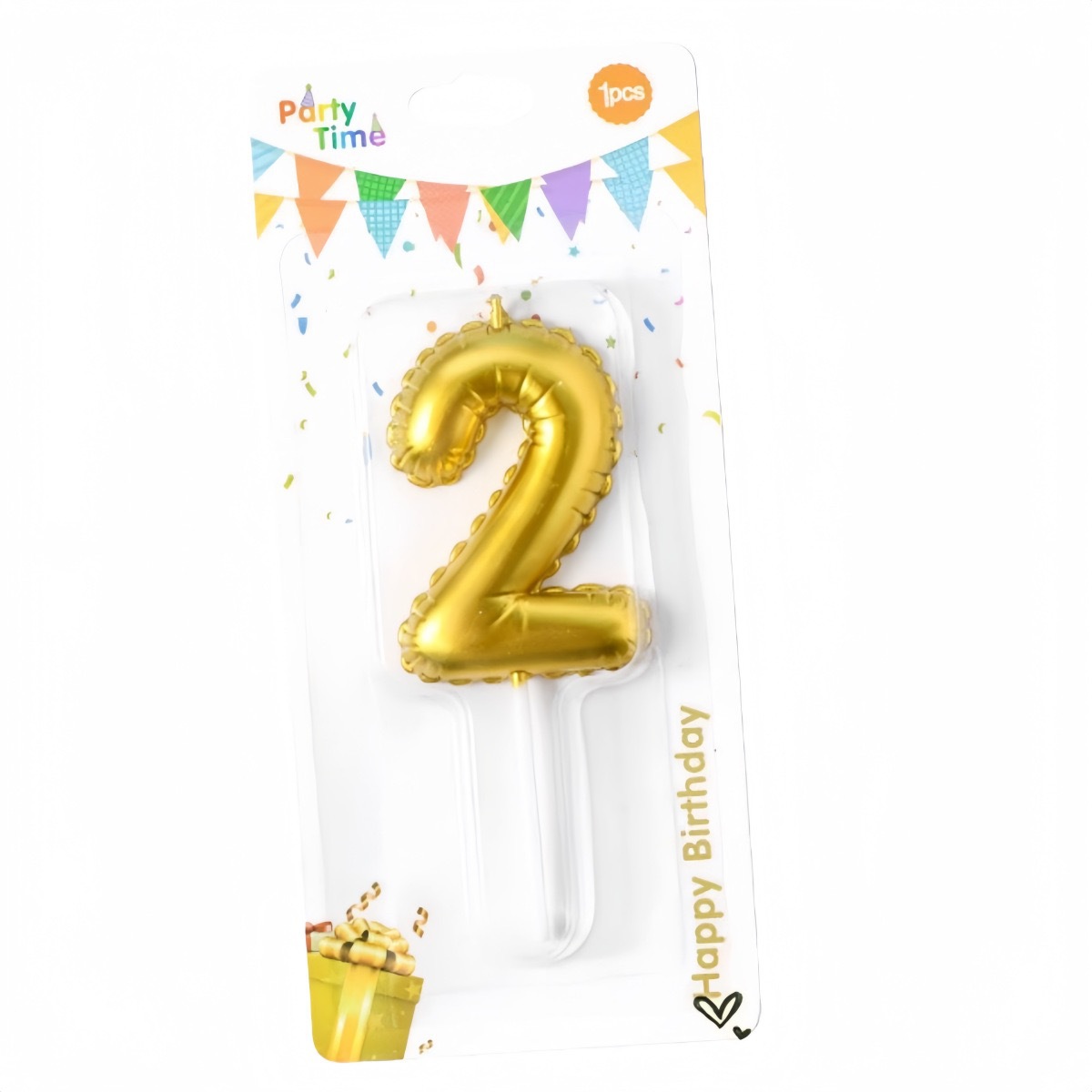 Velas numéricas decorativas para pastel de cumpleaños