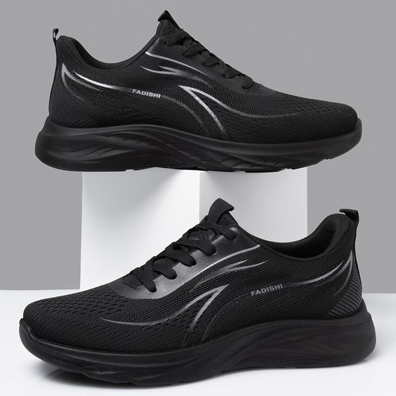 New men's shoes with mesh design, versatile for running and casual wear, breathable and comfortable, high-end men's shoes for middle-aged and elderly men New men's shoes with mesh design, versatile for running and casual wear, breathable and comfortable, high-end men's shoes for middle-aged and elderly men