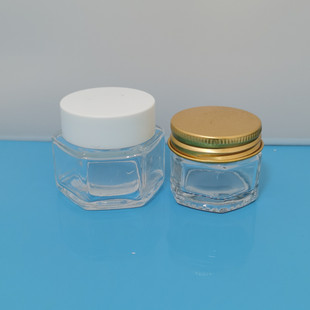 Wholesale 15g 30g Liniment Hexagonal Bottle Citronella Cream Bottle Mosquito Cream Hexagonal Glass Bottle Spot Wholesale