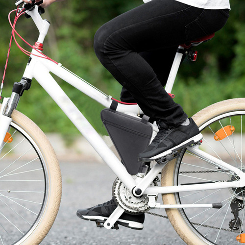 Bike Waterproof Front Bar Bag Triangle Bag Cycling Gear Bike Front Mount Bag Large Capacity Bike Bag