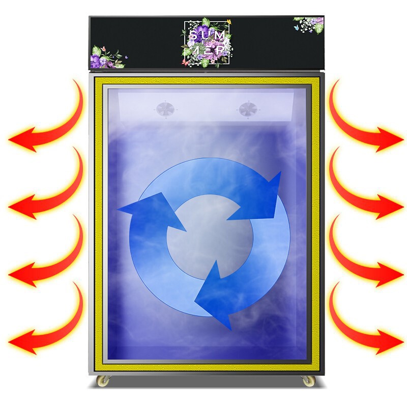 Armario de conservación especial para flores, refrigerado por aire comercial, sin escarcha, floristería de celebridades netas, vitrina vertical, refrigerador de flores de gran capacidad