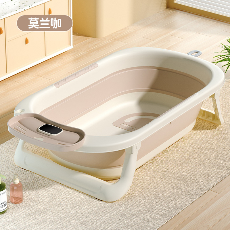 bañera de bebés sensible al calor bañera de bebés plegable bañera de plástico doméstica bañera de bebés bañera de bebés artículos recién nacidos