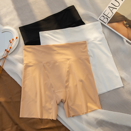 Ice silk breathable safety pants summer anti-exposure women's leggings worn inside and outside women's underwear high waist tummy control