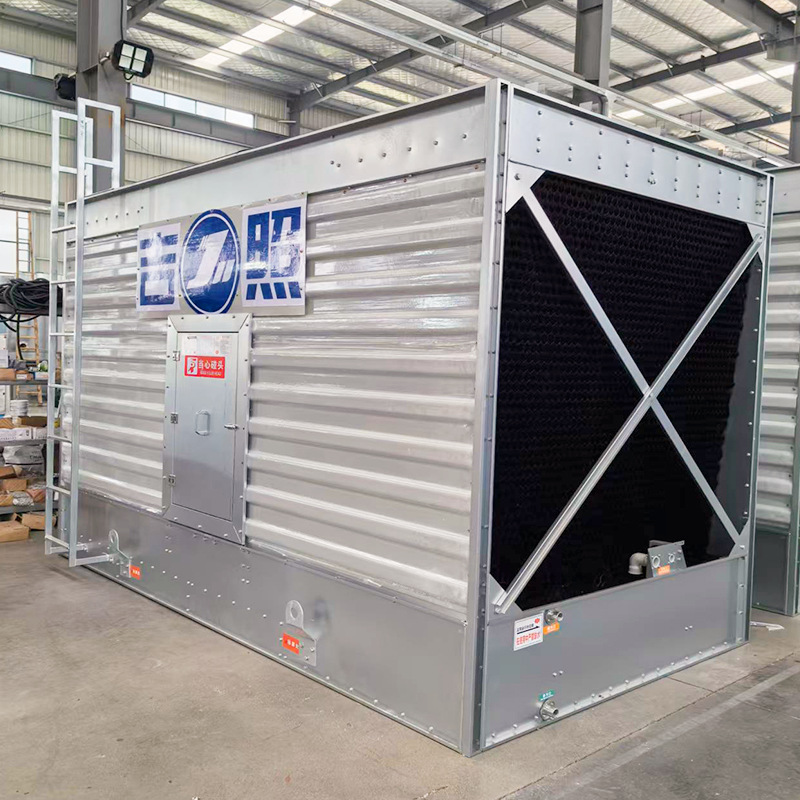 上海吉照冷却塔工厂直供开式玻璃钢方形横流冷却水塔JZ-HL-175T型