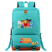 日漫小老虎丹尼尔印花青少年学生书包大容量旅行包男女双肩背包