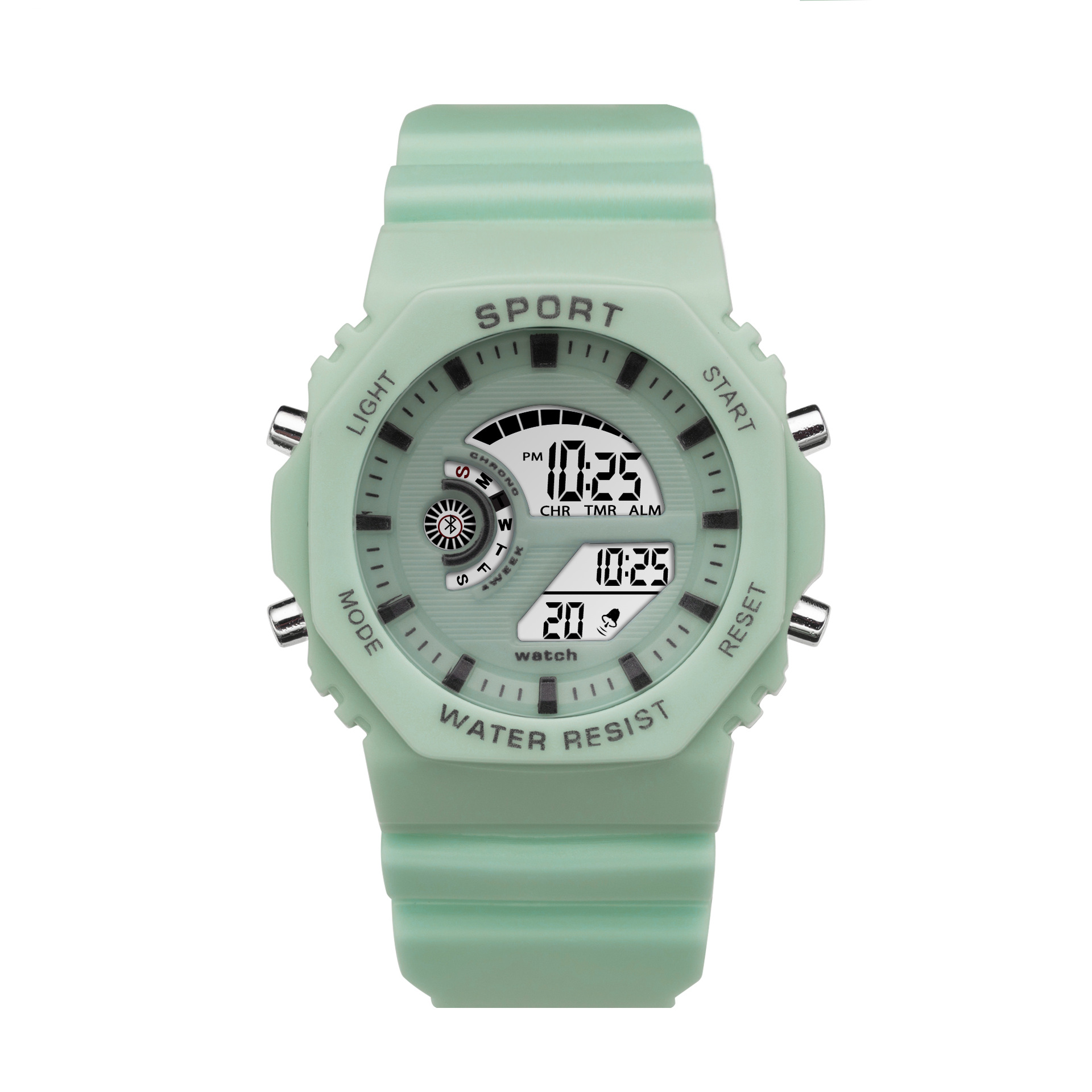 Transfronterizo al por mayor reloj electrónico pequeño fresco impermeable modo luminoso simple color caramelo en stock reloj unisex