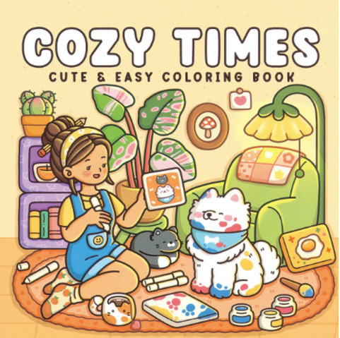 Libro de Colorear Anti-Estrés de 48 Páginas de Papel