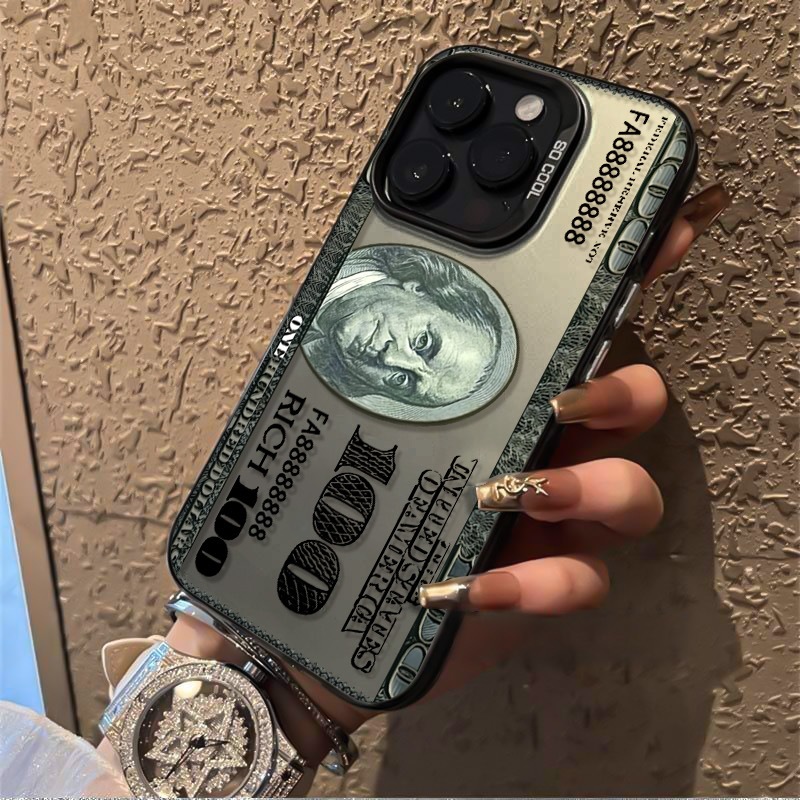 40g Weight iPhone Applicable Brands Phone Cases Classification PC Material Dollars Pattern Retro Style PC Dollars Retro Phone Cases Phone Accessories 5