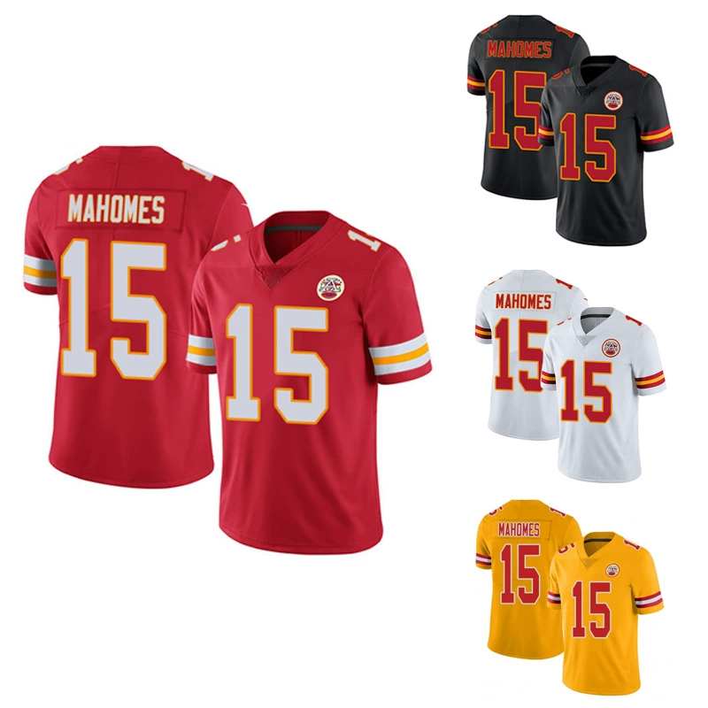 2023NFL Chiefs Оливковый костюм Канзас-Сити Chiefs № 15 MAHOMES Mahoms Джерси Мужской