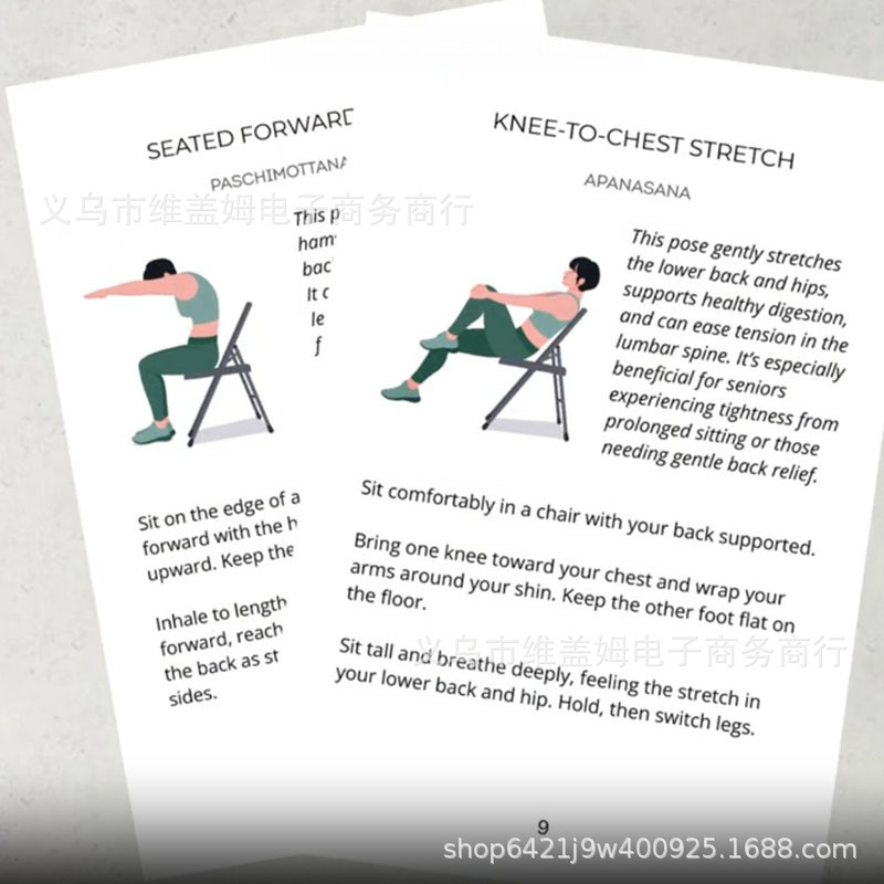 瑜伽手册 30-Day Chair Yoga for Seniors: Gentle Seated Workou|undefined