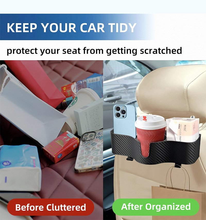 Car seat backrest storage box rear storage box interior supplies complete pendant cup holder car storage box