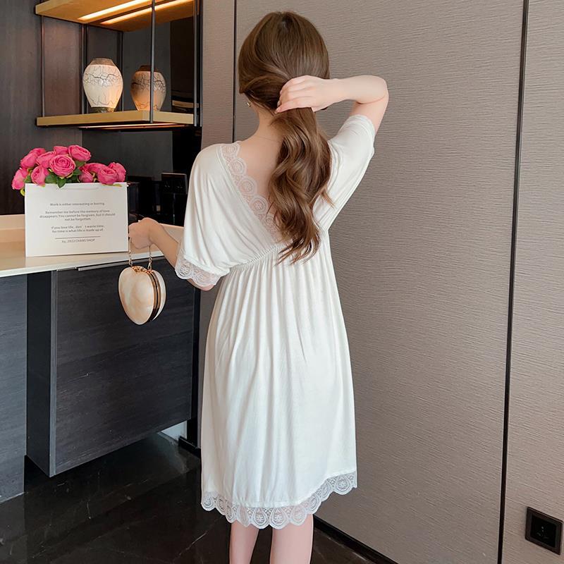 Camisón de verano chica manga corta encaje modal Dulce Tentación sexy Pure Desire style Home wear dress