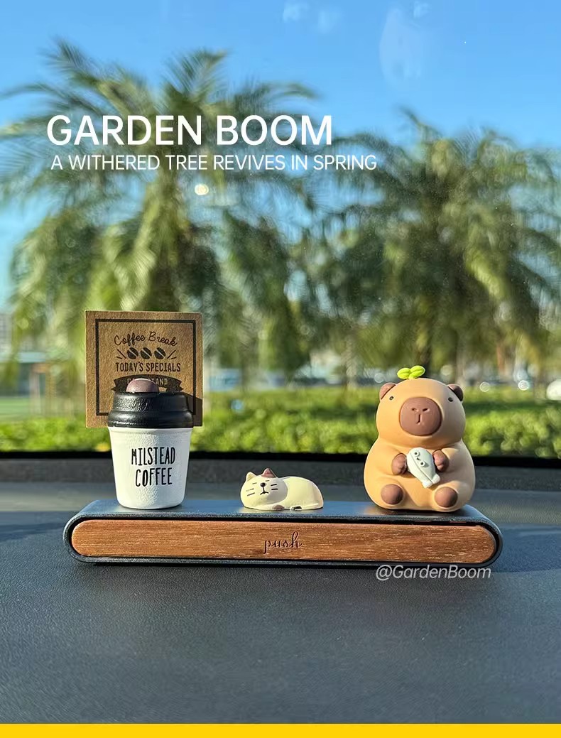 Car Temporary Parking Number Plate, Cute High-End Car Moving Phone Plate, Creative Decorative Ornaments in the Car