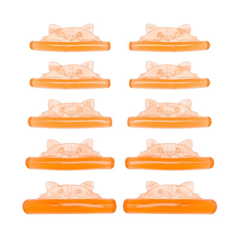 Nuevo súper suave, pestañas calientes autoadhesivas en forma de gato, junta de silicona, cirugía de pestañas de queratina, barra de silicona de aislamiento