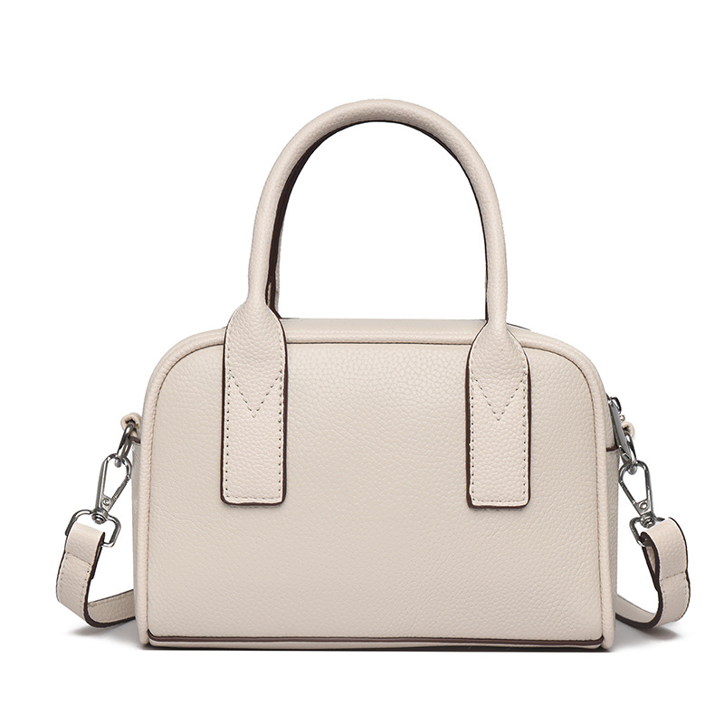Bolso de mano de cuero genuino para mujer, estilo moderno, sencillo y elegante, bolso cruzado para ir al trabajo, venta al por mayor