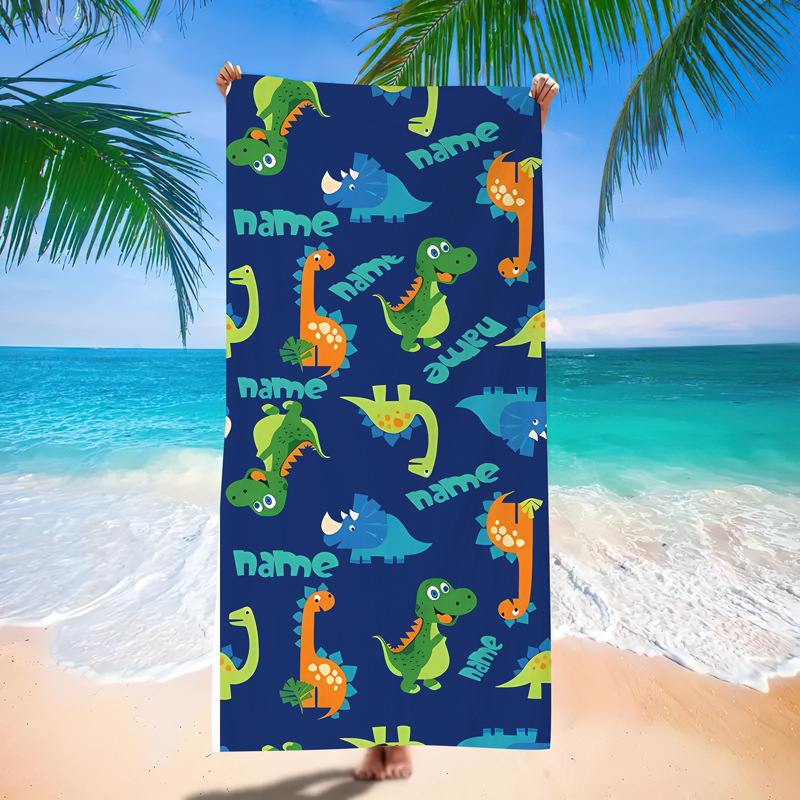 파란색 배경에 공룡