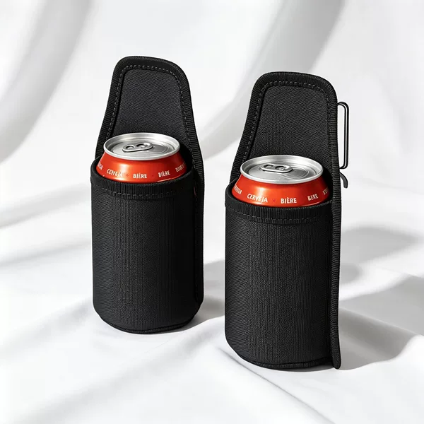 Cross-border bestseller: Outdoor portable water bottle and drink hanging bag, waist beer holder, multifunctional storage for cycling, hiking, and camping
