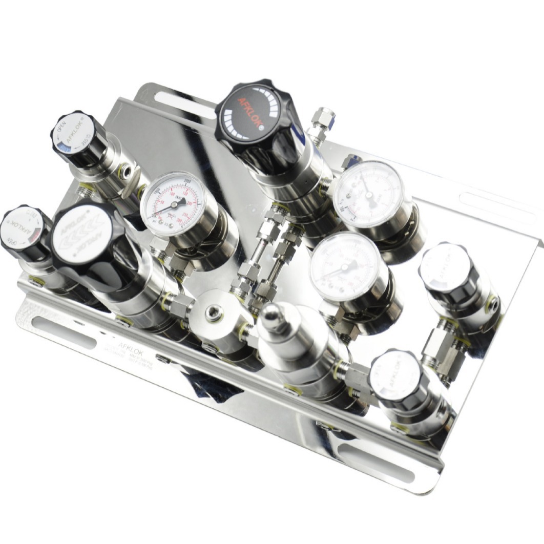 不锈钢316氮气氢气自动切换系统  实现不间断供气 一用一备实验室