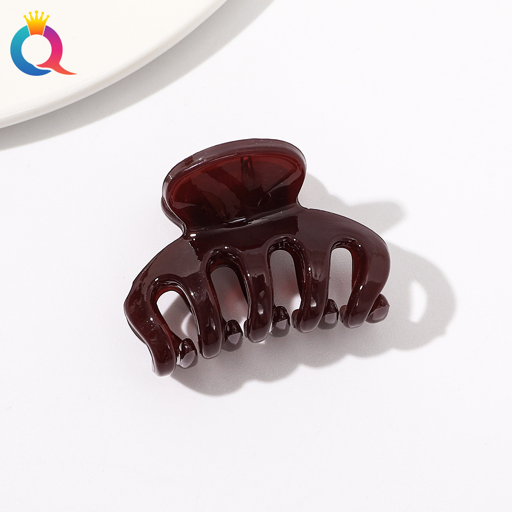 Qiyue jalea coreana pequeña horquilla clip lateral Cabeza trasera updo clip de pelo tamaño pequeño flequillo clip accesorios para el cabello tocado al por mayor