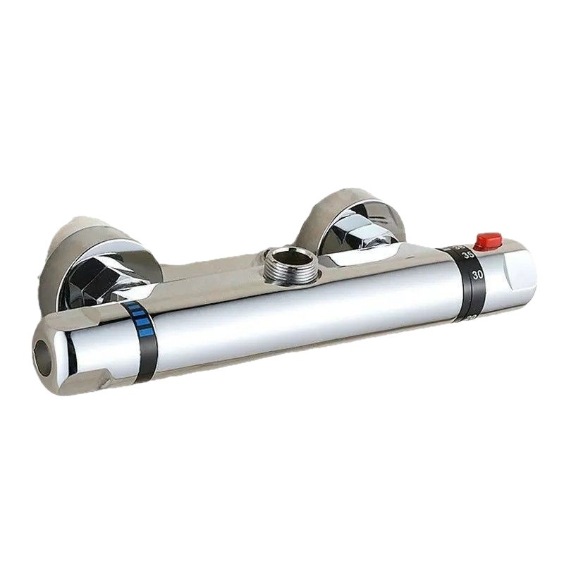 Válvula mezcladora de agua oculta para calentador solar eléctrico, set de ducha con grifo termostático inteligente de agua caliente y fría.