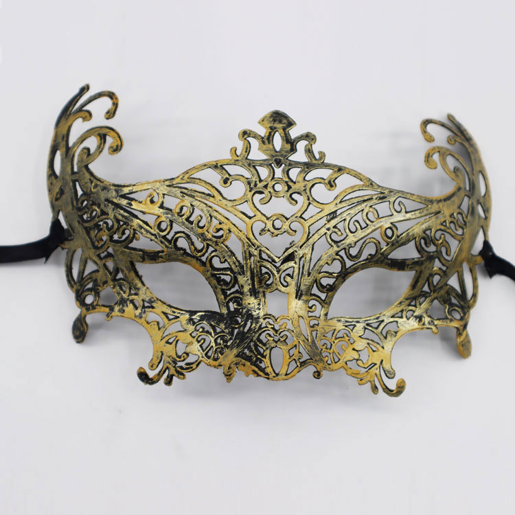 Ventas transfronterizas en caliente princesa de hadas retrógradas mitad cara de la antigua griega máscara de corona de jazz máscara romana