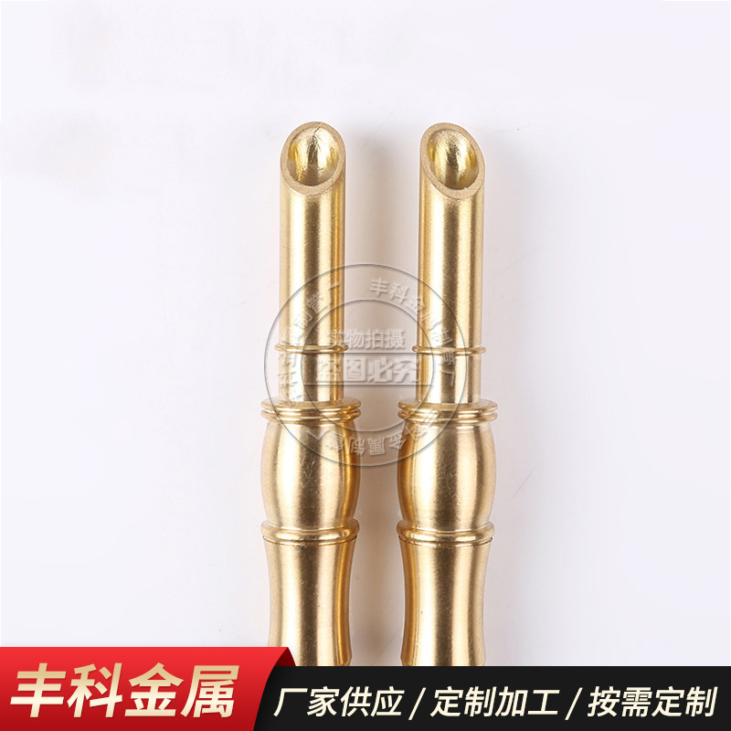 厂家批发黄铜管大小口径铜管定尺加工精密铜毛细管切割加工