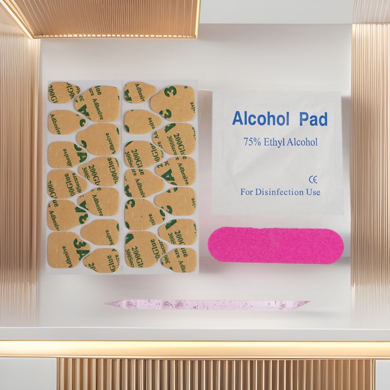 Nail Art Tool Kit Material Pack Jelly Glue Strips Alcohol Cotton Swabs Waterproof Set Wholesale Custom Branding Nail Art Tool Kit Material Pack Jelly Glue Strips Alcohol Cotton Swabs Waterproof Set Wholesale Custom Branding