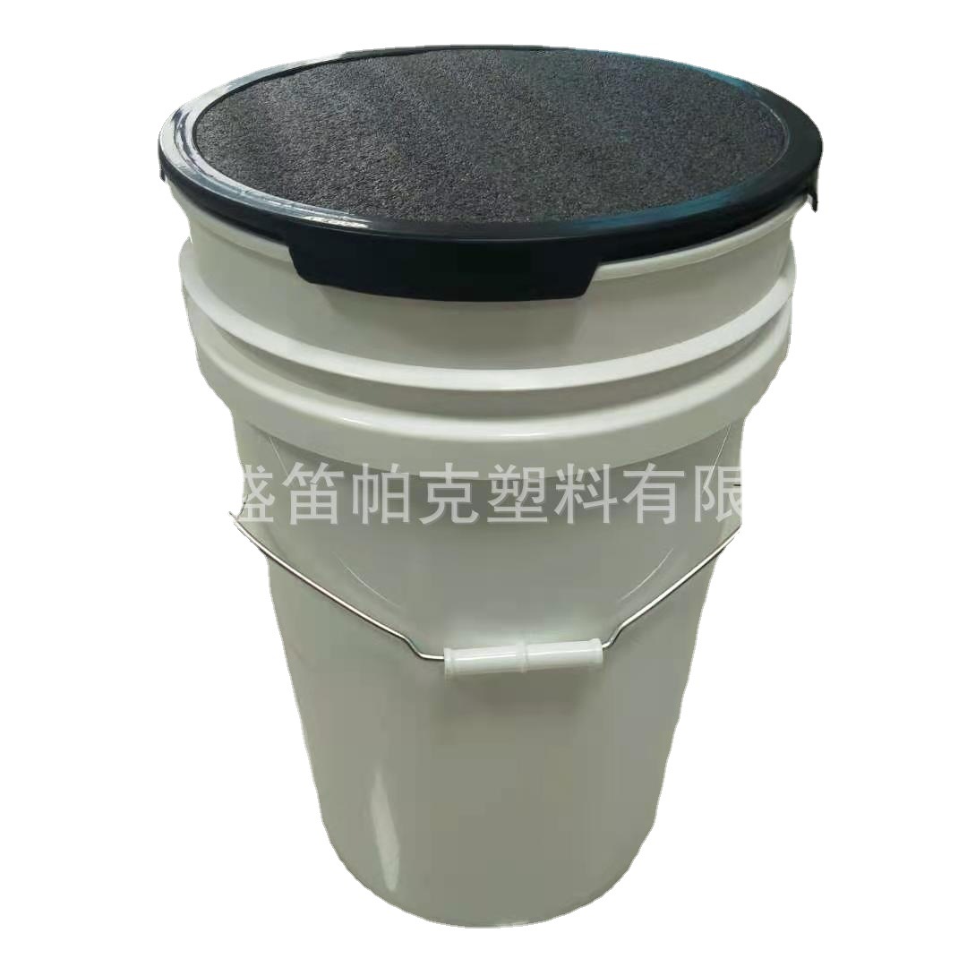 供应25L美式塑料桶 多功能棒球桶 可带软坐垫