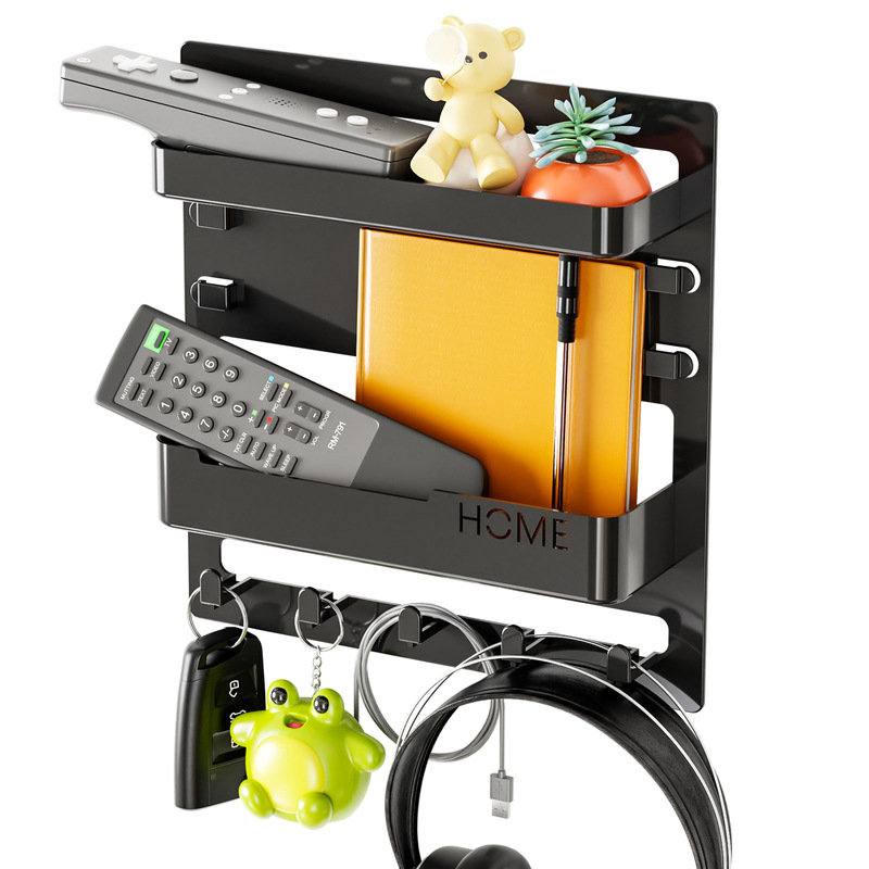 Air Conditioner Remote Control Storage Box Acrylic Wall Box Mobile Phone Charging Wall-mounted Transparent Wall-mounted Storage Rack Simple Air Conditioner Remote Control Storage Box Acrylic Wall Box Mobile Phone Charging Wall-mounted Transparent Wall-mounted Storage Rack Simple