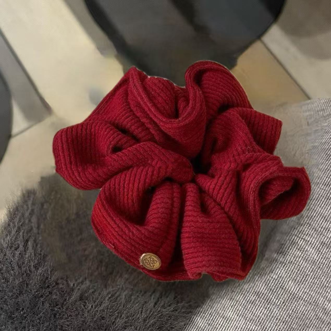 AL Hair Ring No.51 - Marca de oro rojo rayado