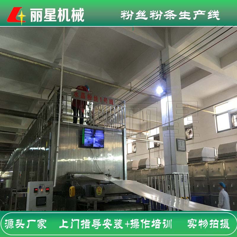 自动化红薯粉条生产线 丽星红薯粉条设备使用铺浆切割工艺