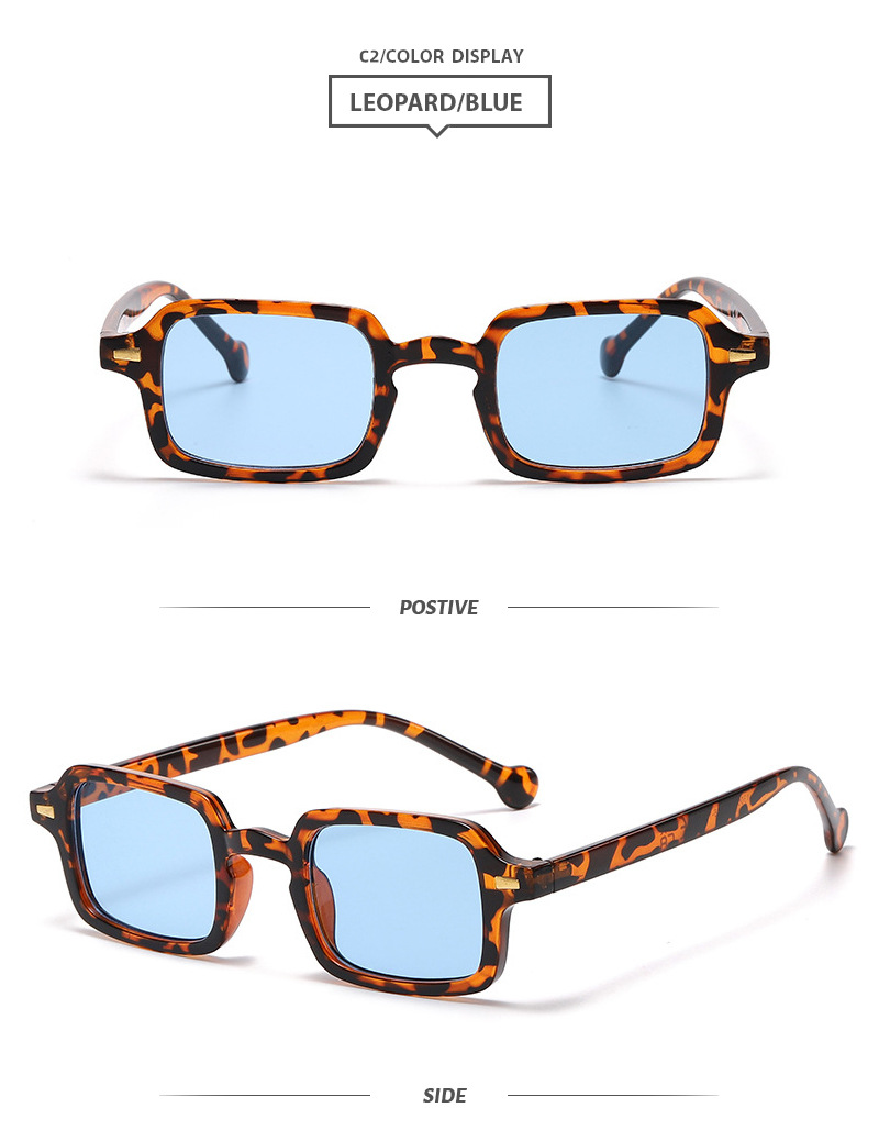 Retro Square Frame Sunglasses