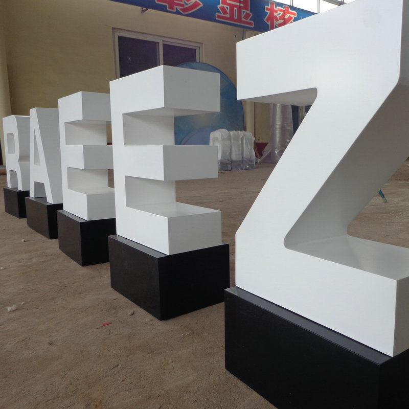 厂家供应霓虹灯不锈钢立体字发光铝壳字烤漆门牌标识标牌制作