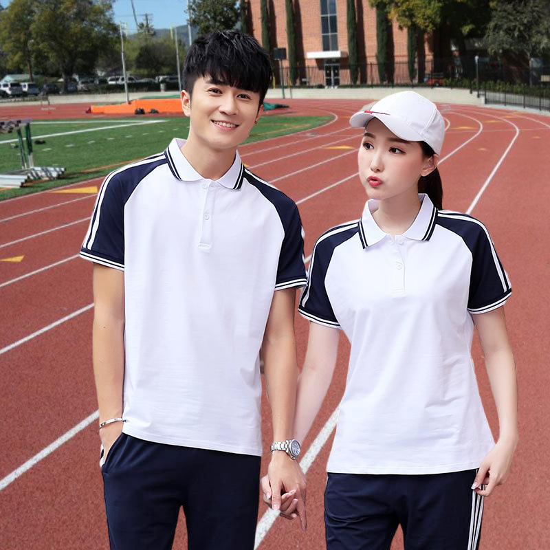 여름 새 교복 세트 고등학생 중학교 교복 고교생 붉은 반팔 대학 스타일 그룹 의류 도매