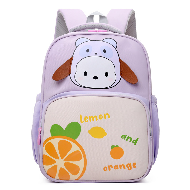 Mochila escolar de jardín de infantes con estampado de dibujos animados Mochila para niños de primer grado Mochila escolar preescolar para niños y niñas