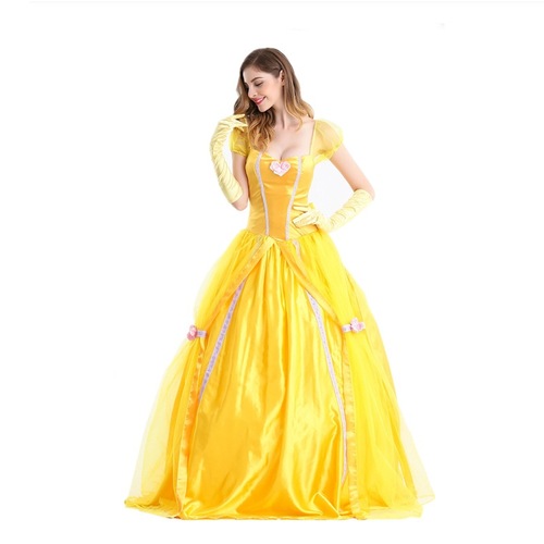 Halloween costume cross-border wholesale Beauty and the Beast Belle Princess Belle dress cosplay dropshipping