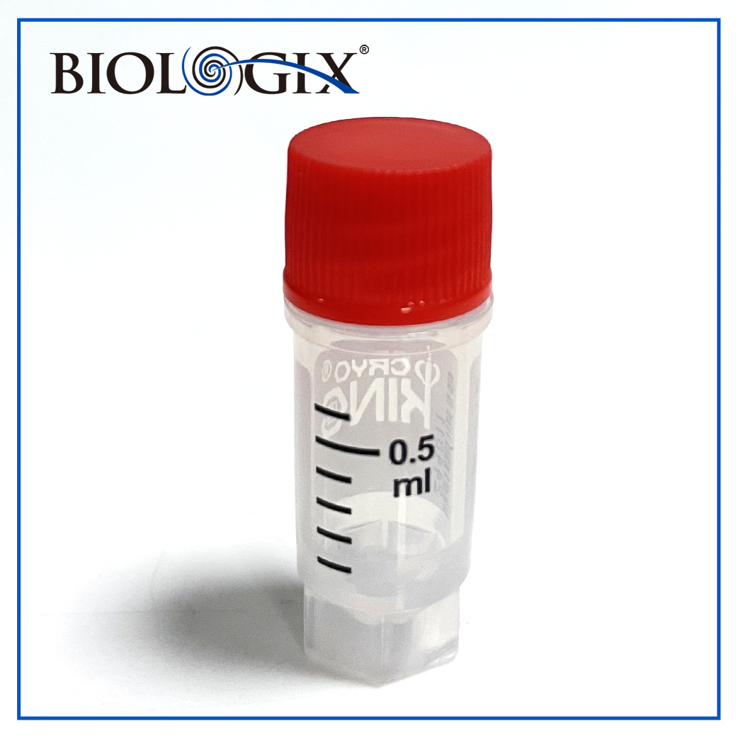 88-6051 巴罗克0.5ml外旋侧码冻存管红色盖可站立 液氮存储冷冻样