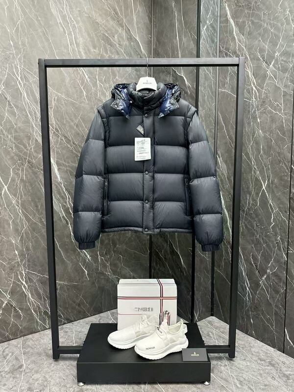 蒙口羽绒服Cyclone系列二合一可拆卸羽绒服男款冬季保暖外套M2418|undefined