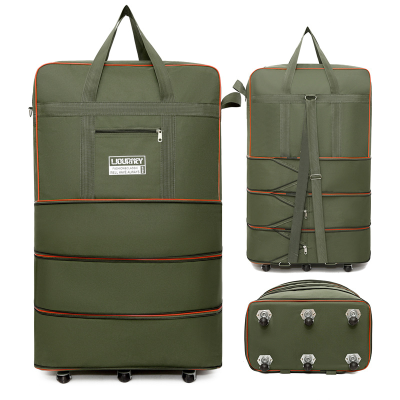 Green extra large size, three-layer expansion, 6-wheel universal