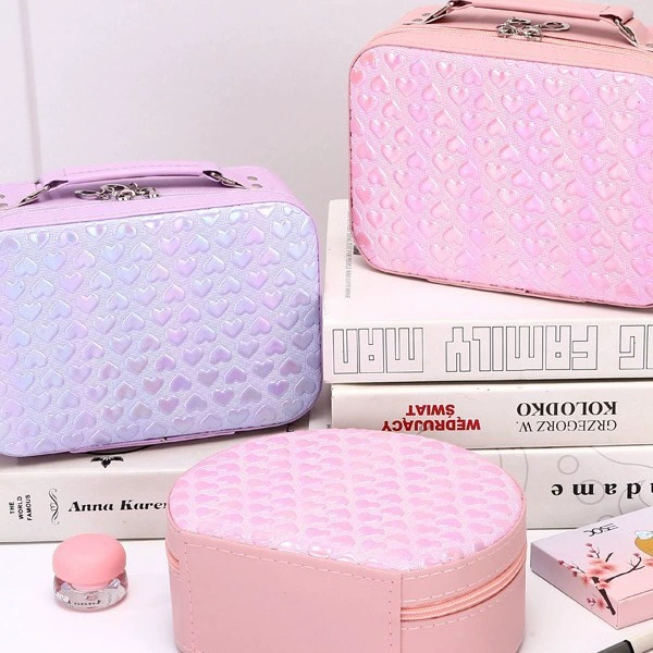 Handheld storage system, capacious cosmetic bag, shoulder bag for traveling, brush, box, new collection