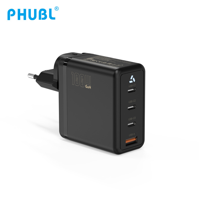 Cargador de nitruro de gallio de 100W super rápido para Huawei CE CE CE certificado cabeza de carga de computadora móvil