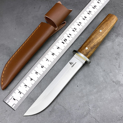 outdoors tool hardness Saber Straight Knife Wilderness Survival Knife Self-defense knife Take it with you sharp Fruit knife Military Knife