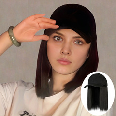 工場は利益を譲って黒いアヒルの舌の帽子のかつらを卸売りします。