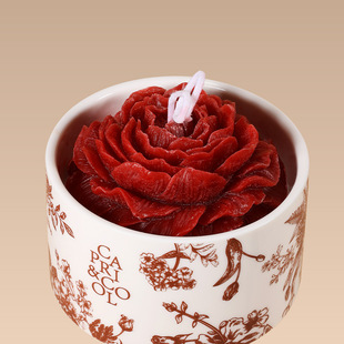 Guofeng Series Aromatherapy Candle Gift Box Wedding Gift recommend Wooden Bowl Base Indoor Advanced Fragrance for Hair