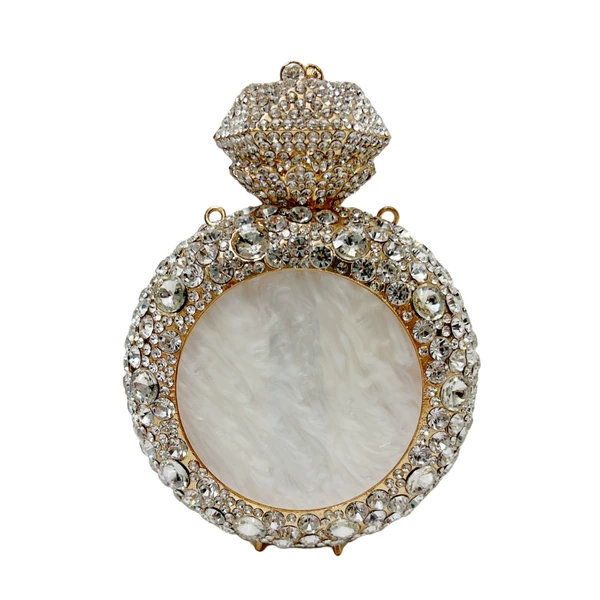 Golden bottom white diamond