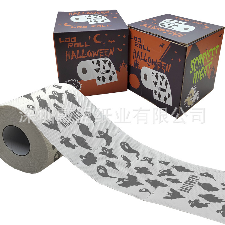 Ghost Festival Toilet Paper Pumpkin Festival Roll Paper Towel Customized 2023 New Color Toilet Paper Halloween Printed Roll Paper Ghost Festival Toilet Paper Pumpkin Festival Roll Paper Towel Customized 2023 New Color Toilet Paper Halloween Printed Roll Paper