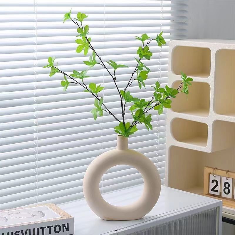 軽豪華シミュレーション緑植馬酔木吊鐘客間生け花客間テレビ盤装飾品シミュレーション花花瓶装飾品|undefined