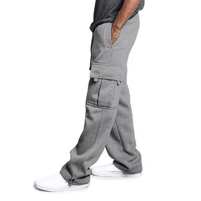 Cross-Border Foreign Trade 2026 Spring New Men's Multi-Pocket Cargo Pants Casual Loose Straight-Leg Trousers Wholesale in Stock Cross-Border Foreign Trade 2026 Spring New Men's Multi-Pocket Cargo Pants Casual Loose Straight-Leg Trousers Wholesale in Stock